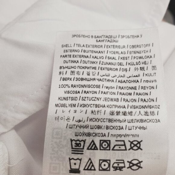 NWT GUESS Los Angeles Challis Shirt Dress - Picture 10 of 15